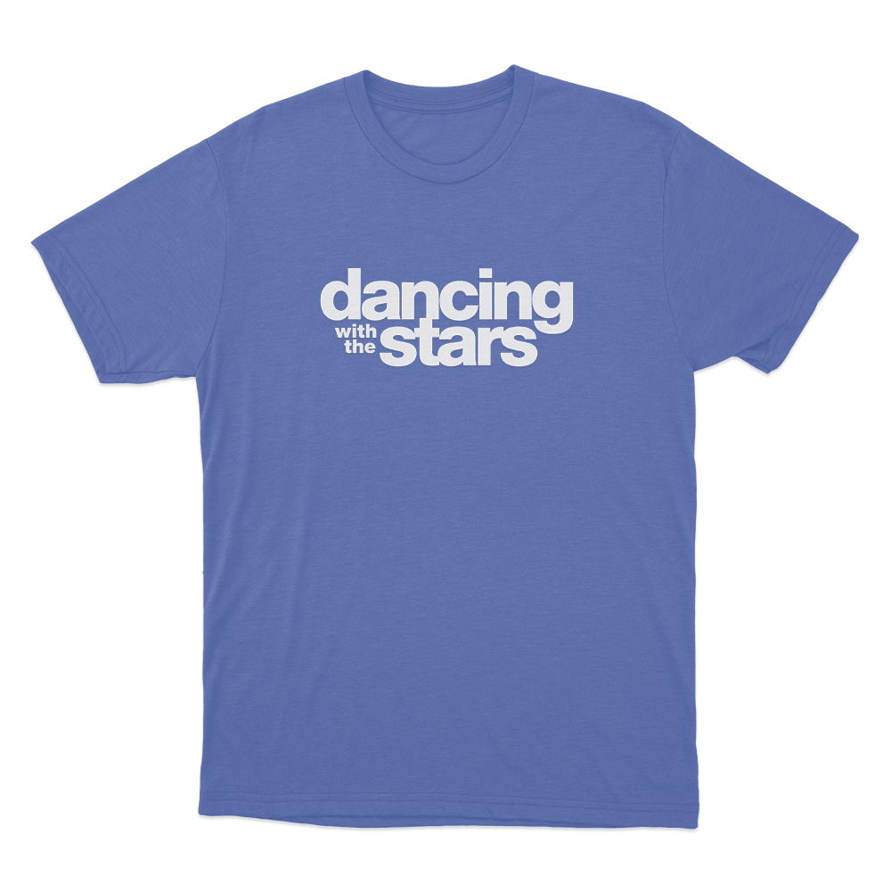 Dancing With The Stars Classic Logo Unisex T Shirt Blue Dancing With The Stars Classic Logo Unisex T Shirt Blue