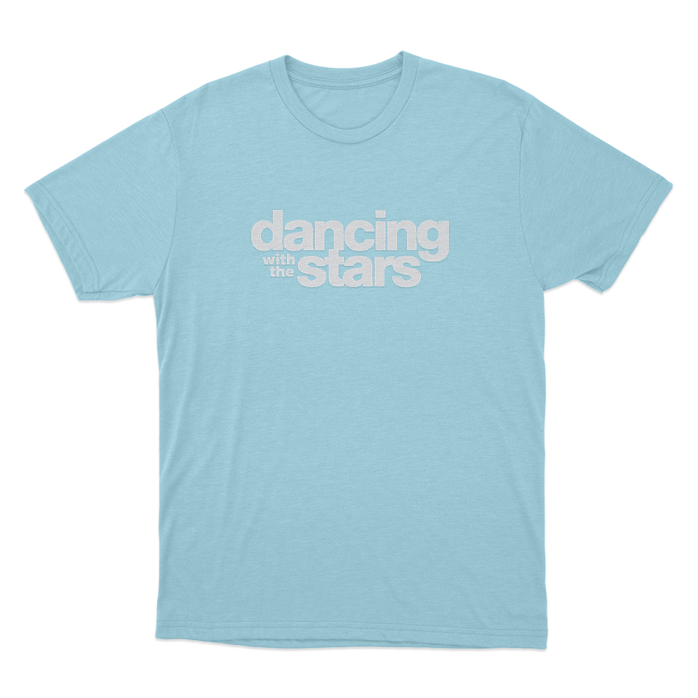 Dancing With The Stars Classic Logo Unisex T Shirt Sky Blue Dancing With The Stars Classic Logo Unisex T Shirt Sky Blue