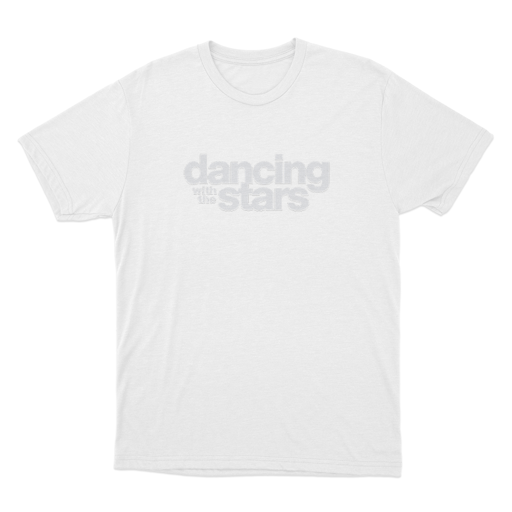 Dancing With The Stars Classic Logo Unisex T Shirt White Dancing With The Stars Classic Logo Unisex T Shirt White