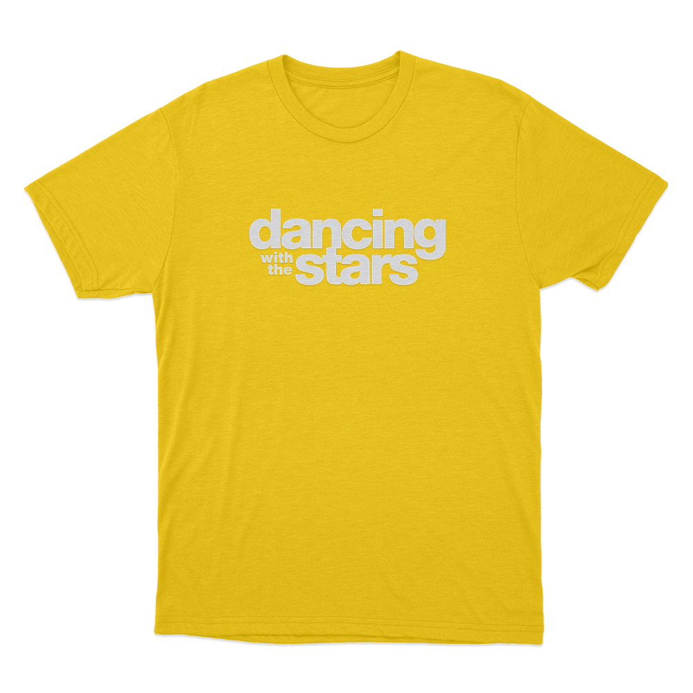 Dancing With The Stars Classic Logo Unisex T Shirt Yellow Dancing With The Stars Classic Logo Unisex T Shirt Yellow