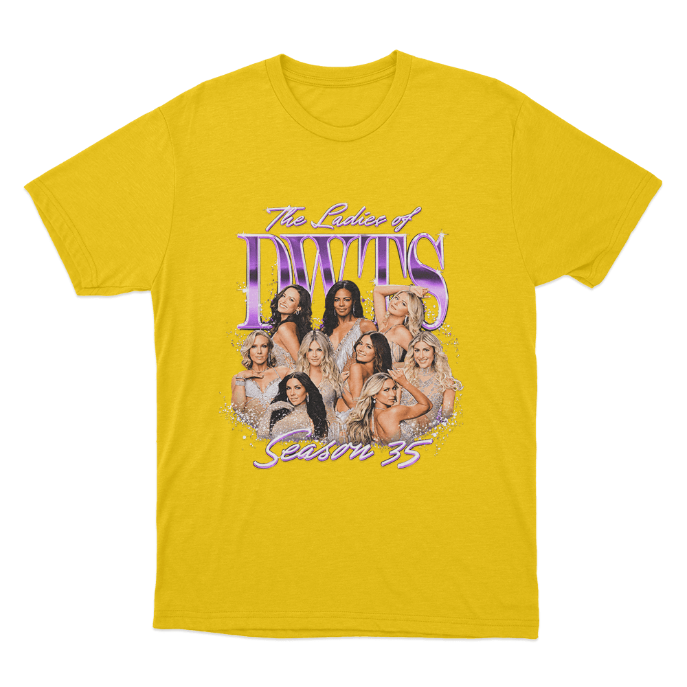 Ladies Of DWTS Unisex T Shirt Yellow Ladies Of DWTS Unisex T Shirt Yellow