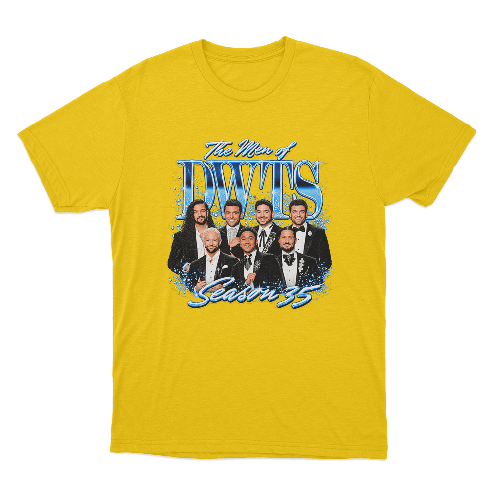 Men Of DWTS Unisex T Shirt Yellow Men Of DWTS Unisex T Shirt Yellow